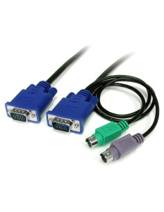 Cable KVM 3-en-1 StarTech PS/2 y VGA 1.83 m