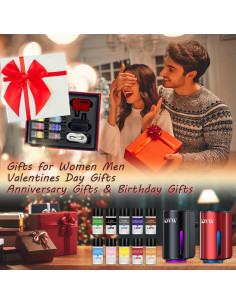 Ambientador de Coche LWW Difusor Aromaterapia 10 Aromas 2