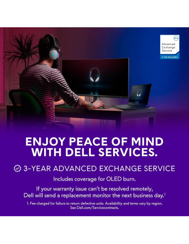 Monitor de Juegos Alienware AW2725DF 27" QD-OLED 360Hz