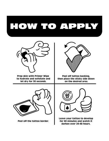 Tatuaje Temporal Inkbox Adria Orca 7.62x7.62cm Resistente