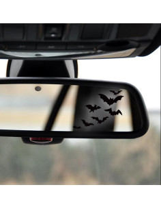 Calcomanías de Murciélagos Negras para Espejo Retrovisor - 3 Unidades 2