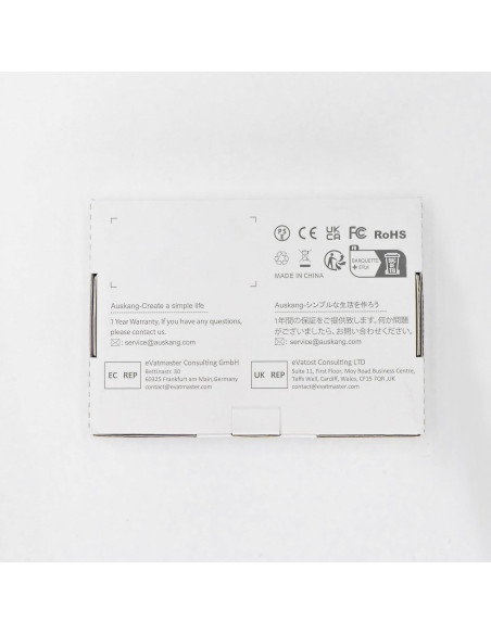 Cargador Portátil Delgado Auskang 5000mAh con Cable Lightning Rosa Cargador Portátil Delgado Auskang 5000mAh con Cable Lightning Rosa