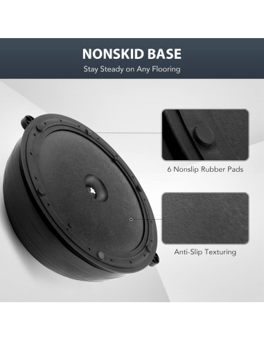 Bola de Equilibrio ZELUS 58 cm con Bandas de Resistencia y Bomba