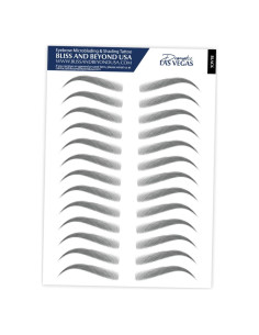 Microblading y Sombreado Tatuaje Bliss and Beyond 11 Pares Negro