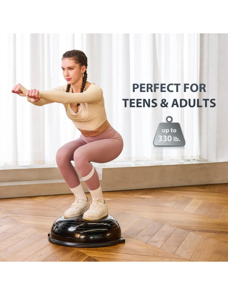 Bola de Equilibrio ZELUS 58 cm con Bandas de Resistencia y Bomba