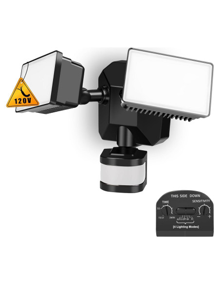 Luz de Inundación LED EMANER con Sensor de Movimiento 28W