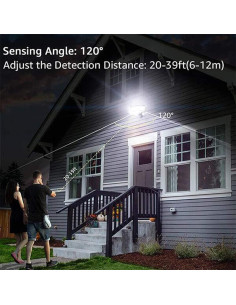 Luz de Inundación LED EMANER con Sensor de Movimiento 28W 2