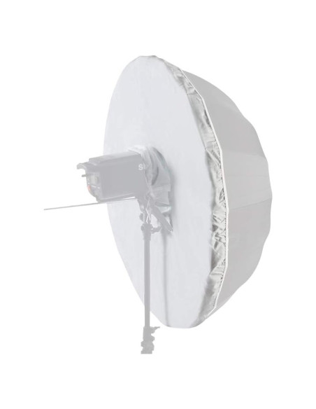 Paraguas Difusor Parabólico HappyGo 150cm Negro/Plata