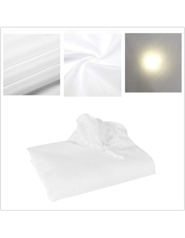 Paraguas Difusor Parabólico HappyGo 150cm Negro/Plata