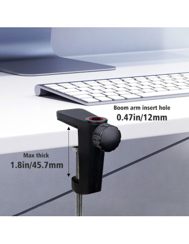 Abrazadera de escritorio SUNMON para soporte de micrófono ajustable
