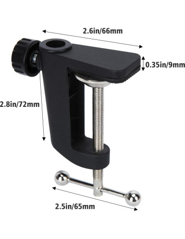 Abrazadera de escritorio SUNMON para soporte de micrófono ajustable