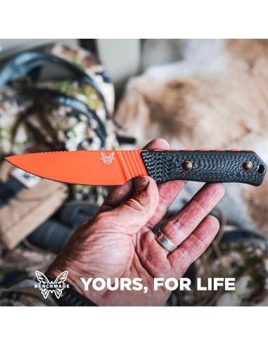 Cuchillo de Caza Benchmade Raghorn 15600OR Fibra Carbono 22.6cm