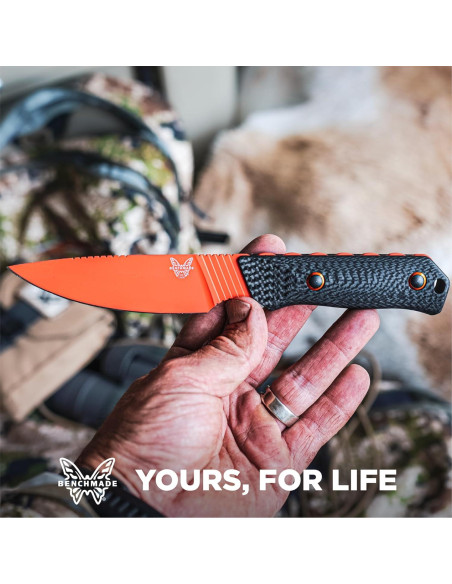 Cuchillo de Caza Benchmade Raghorn 15600OR Fibra Carbono 22.6cm