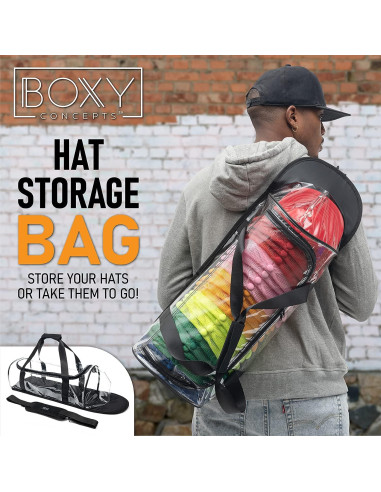 Bolsa de Almacenamiento para Gorras Boxy Concepts - 24 Gorras