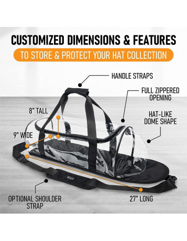 Bolsa de Almacenamiento para Gorras Boxy Concepts - 24 Gorras