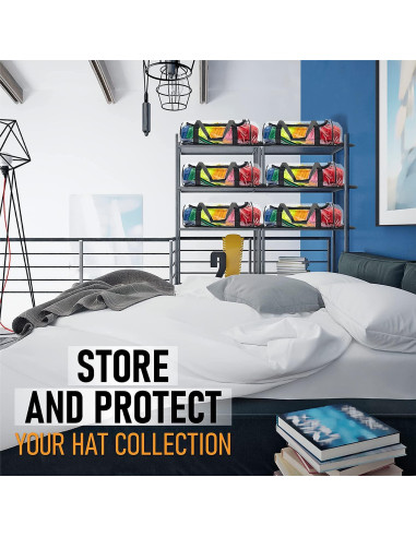 Bolsa de Almacenamiento para Gorras Boxy Concepts - 24 Gorras