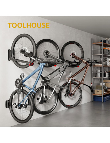 Soporte de Pared para Bicicleta monTEK Giratorio 35 kg