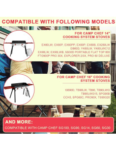 Sartén Plancha DcYourHome 40.64 cm x 35.56 cm para Camp Chef 2