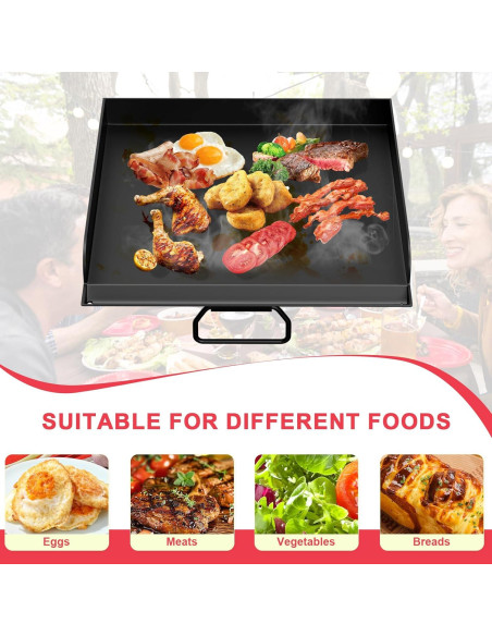 Sartén Plancha DcYourHome 40.64 cm x 35.56 cm para Camp Chef