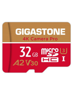 Gigastone 32GB Tarjeta Micro SD A2 V30 UHS-I 4K UHD