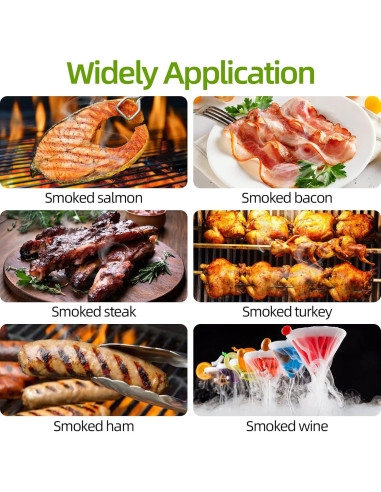 Astillas de Madera Natural Micovay para Ahumador de Cócteles - 8 Sabores