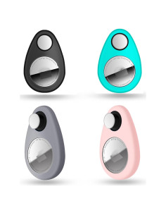 Soporte Oculto para AirTag Luyuan 4 Pack Silicona Anti-Retiro