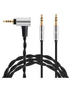 Cable Balanceado FAAEAL 2.5mm a Doble 3.5mm para Hifiman y más