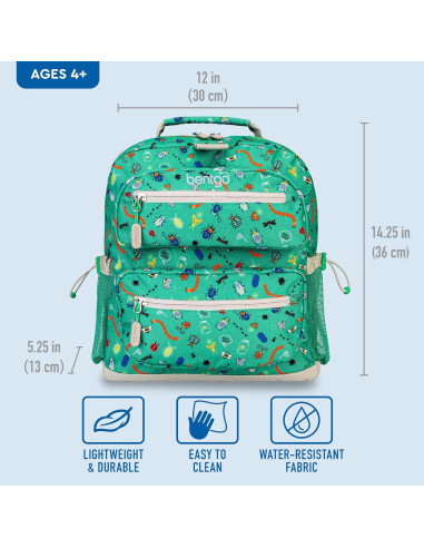 Mochila para Niños Bentgo Compañeros Insectos 35.56 cm