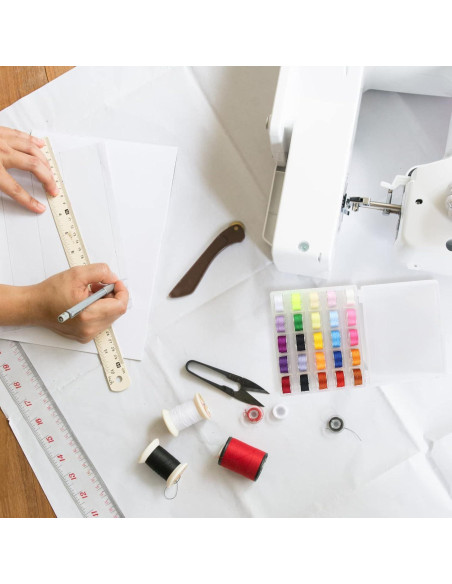 50 Bobinas de Plástico para Máquina de Coser Joyberg - Estándar
