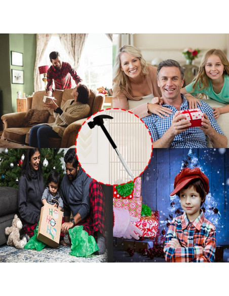 Martillo y destornillador 6 en 1 LASUND, herramientas multifuncionales