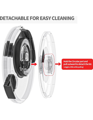 Centrifugadora de Ensalada Cambom 3Qt Negra - Lava y Seca Verduras