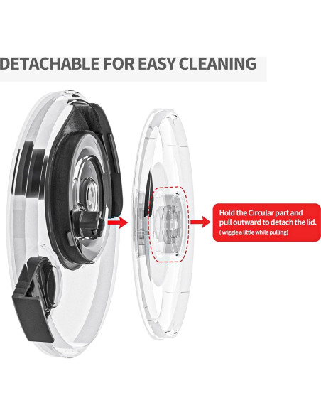 Centrifugadora de Ensalada Cambom 3Qt Negra - Lava y Seca Verduras