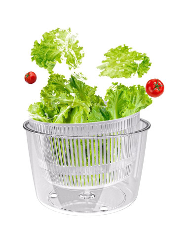 Centrifugadora de Ensalada Cambom 3Qt Negra - Lava y Seca Verduras