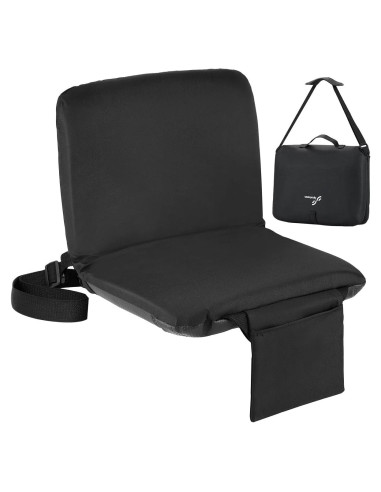 Asiento de Estadio Sportneer Plegable con Respaldo y Cojín