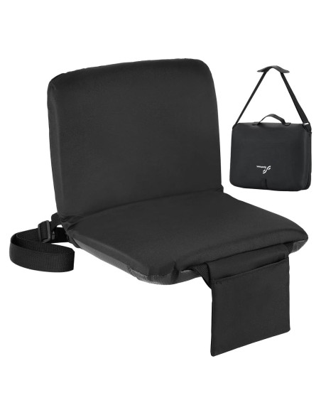 Asiento de Estadio Sportneer Plegable con Respaldo y Cojín