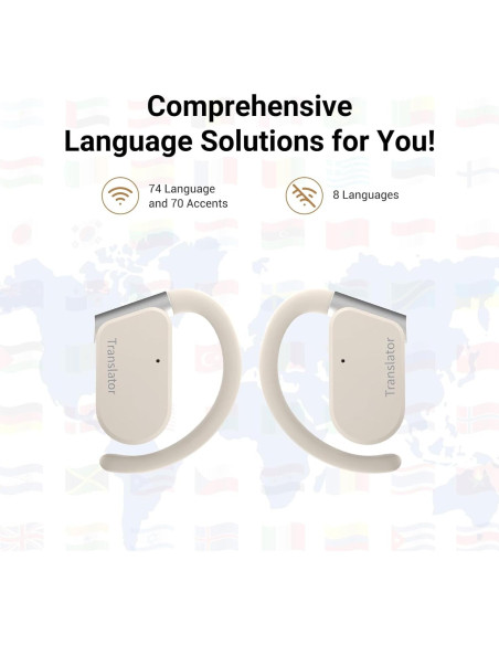 Auriculares Traductor AI ANFIER M9 - Traducción 144 Idiomas Auriculares Traductor AI ANFIER M9 - Traducción 144 Idiomas