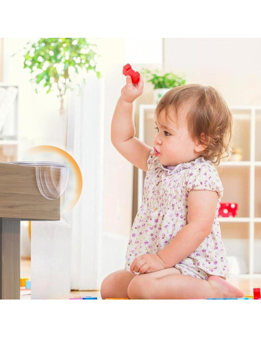 16 Protectores de Esquinas Transparentes ZADEICK para Bebés