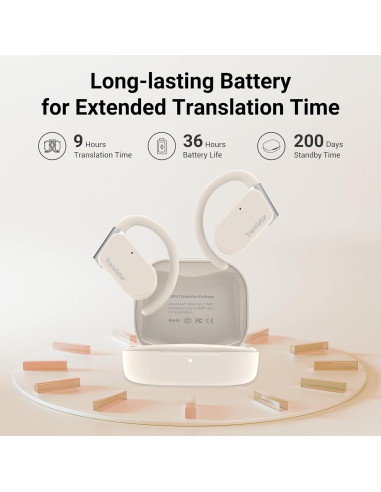 Auriculares Traductor AI ANFIER M9 - Traducción 144 Idiomas