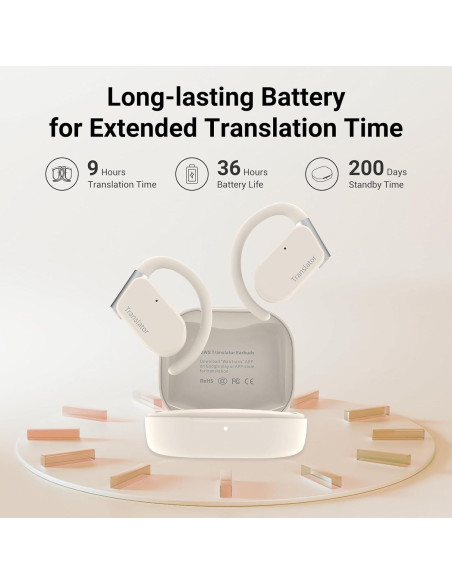 Auriculares Traductor AI ANFIER M9 - Traducción 144 Idiomas Auriculares Traductor AI ANFIER M9 - Traducción 144 Idiomas