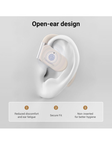 Auriculares Traductor AI ANFIER M9 - Traducción 144 Idiomas