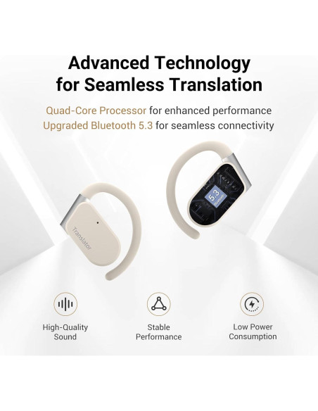 Auriculares Traductor AI ANFIER M9 - Traducción 144 Idiomas Auriculares Traductor AI ANFIER M9 - Traducción 144 Idiomas