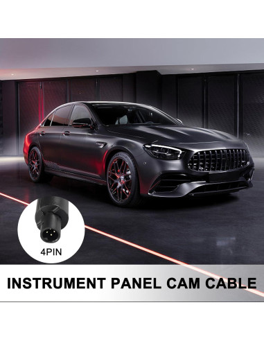Cable de Cámara Trasera MEIRIYFA 10M 4 Pines HD Impermeable