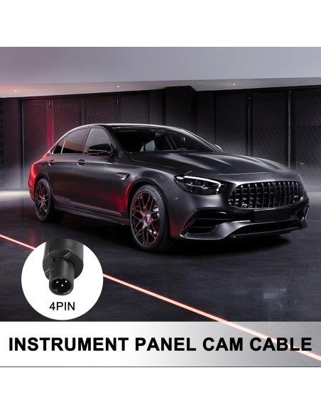 Cable de Cámara Trasera MEIRIYFA 10M 4 Pines HD Impermeable
