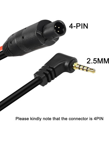 Cable de Cámara Trasera MEIRIYFA 10M 4 Pines HD Impermeable