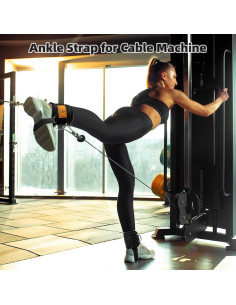 Correas de Tobillo ELEAMY para Pesas y Máquinas de Cable 2