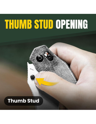 Cuchillo de bolsillo Kizer Bulldog 3" hoja Sheepsfoot EDC