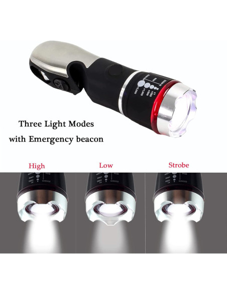 Linterna LED Multiherramienta GaiGaiMall 7 en 1 para Emergencias Linterna LED Multiherramienta GaiGaiMall 7 en 1 para Emergencias