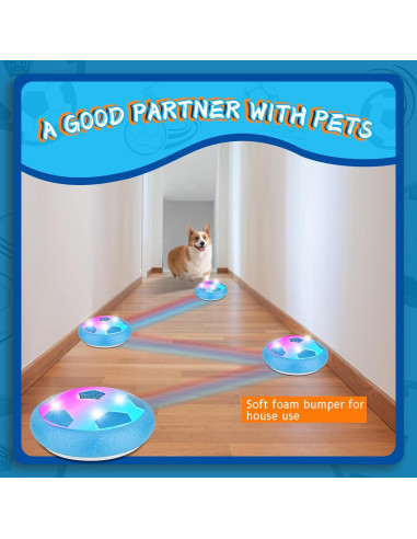 Pelota de Fútbol Flotante LED Nazano 18 cm para Niños