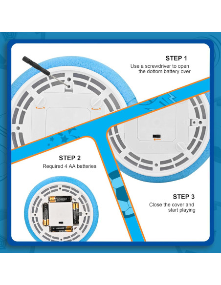 Pelota de Fútbol Flotante LED Nazano 18 cm para Niños