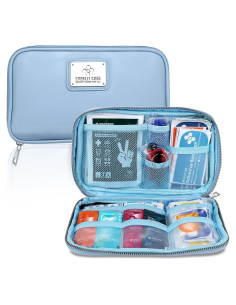 Kit de Primeros Auxilios para Automóvil EVERLIT Cian 104 Piezas